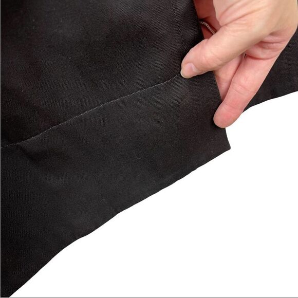 Zara Double Breasted Pleated Trench Coat Jacket Dark Brown Size Small Office Job - Picture 14 of 15